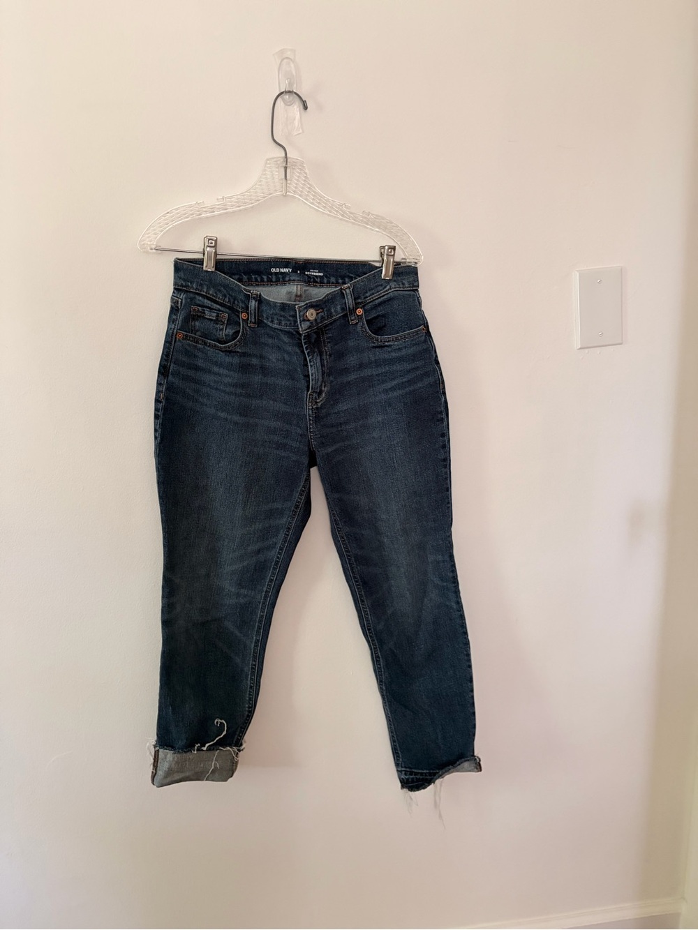 Old Navy Dark Blue Boyfriend Jeans